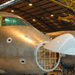 avión en construcción