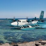 hidroavión zeroavia en playa blanca